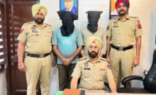 Police arrested two drug addicts with 23.4 grams of heroin, both accused on one-day police remand