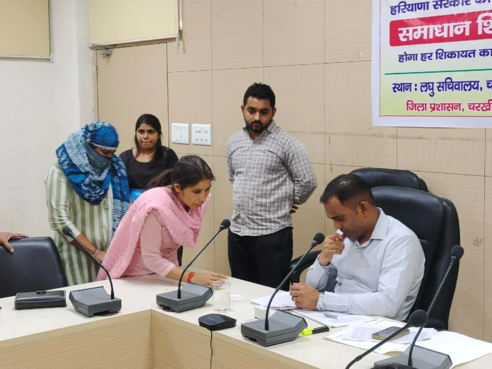 Public hearing of problems is being done through Samadhan Camp