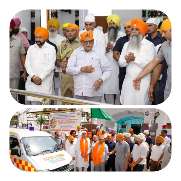 Punjab Governor and Chandigarh Administrator flagged off the train and dedicated it to the public