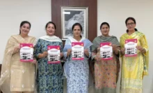 Release of Prospectus at Dev Samaj College for Women, Sector 45-B, Chandigarh