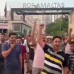 Residents of ROF Amaltas Society came out on the streets for basic facilities