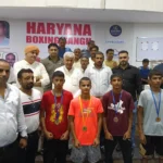 Rudaul resident Uday Singh won gold in the state boxing championship