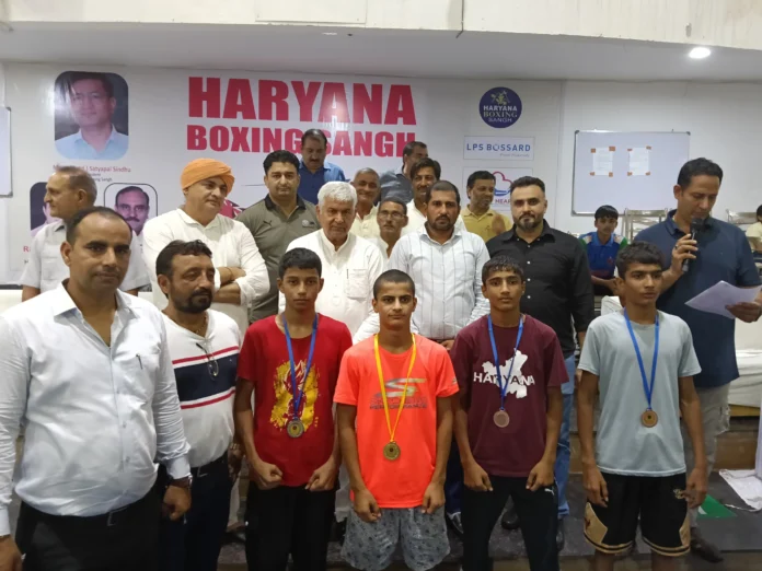 Rudaul resident Uday Singh won gold in the state boxing championship