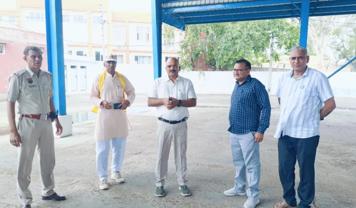 एसडीएम ने योग दिवस की तैयारियों का जायजा लिया