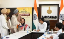 Faridabad News : समाज के अंतिम पायदान पर खड़े व्यक्ति के लिए संजीवनी साबित हो रहा है समाधान शिविर : विक्रम सिंह