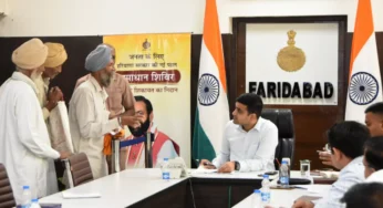 Faridabad News : समाज के अंतिम पायदान पर खड़े व्यक्ति के लिए संजीवनी साबित हो रहा है समाधान शिविर : विक्रम सिंह