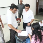 Jind News : कुलपति ने किया विश्वविद्यालय में चल रही परीक्षाओं का निरीक्षण