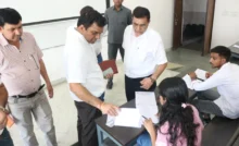 Jind News : कुलपति ने किया विश्वविद्यालय में चल रही परीक्षाओं का निरीक्षण