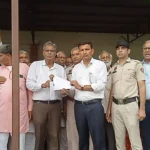 There was strong resentment against the Union Minister of State in the Mahapanchayat