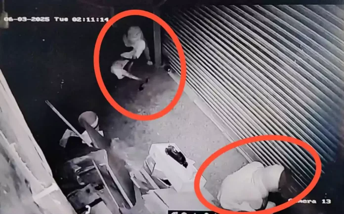 Two big thefts took place at different places in the city