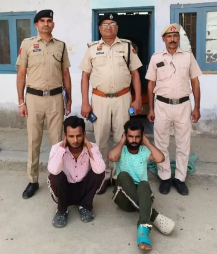 Sirsa News : बिजली फिटिंग की तार चुराने वाले दो युवक गिरफ्तार