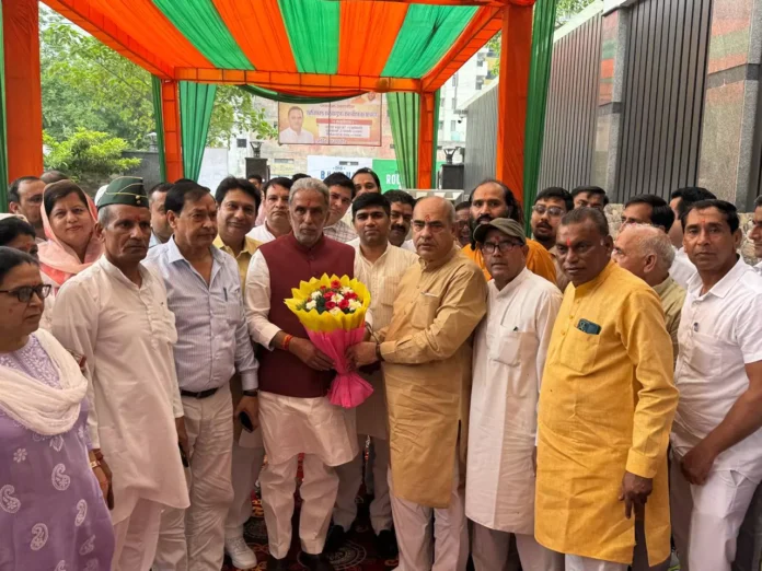 Union Minister of State inaugurated the Faridabad Metropolitan Office in Ballabhgarh Faridabad News : केंद्रीय राज्यमंत्री ने किया बल्लभगढ़ में फरीदाबाद महानगर के कार्यालय का उद्घाट