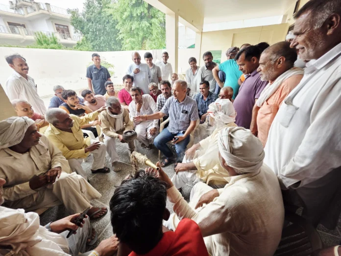 Villagers reached with electricity problem, MLA Sunil Sangwan got it resolved immediately