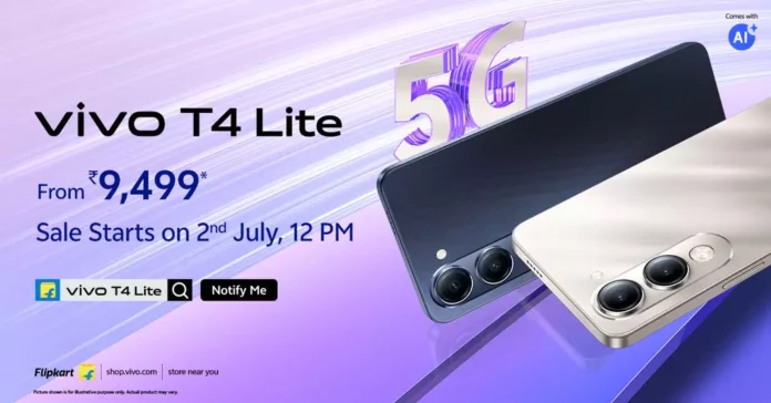 Vivo launched T4 Lite 5G
