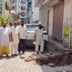 Work on laying rainwater drainage pipeline started in ward number 7