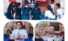Yoga fitness camp successfully organized at Government Model High School, Pocket 1
