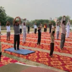 Mahendragarh News : अंतर्राष्ट्रीय योग दिवस की तैयारियों को लेकर लगाया गया योग प्रशिक्षण शिविर