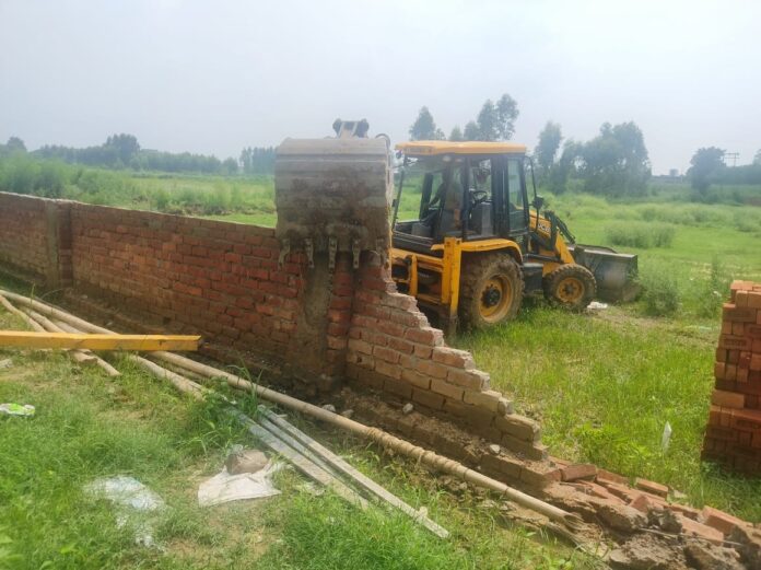 Illegally Developed Colony Demolished