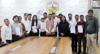 Gurugram News : गुरुग्राम विवि के 11 विद्यार्थियों को छह-छह लाख सालाना पैकेज पर मिली नौकरी