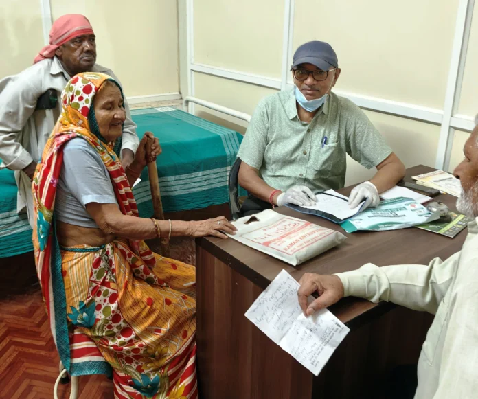 126 patients were screened in the camp