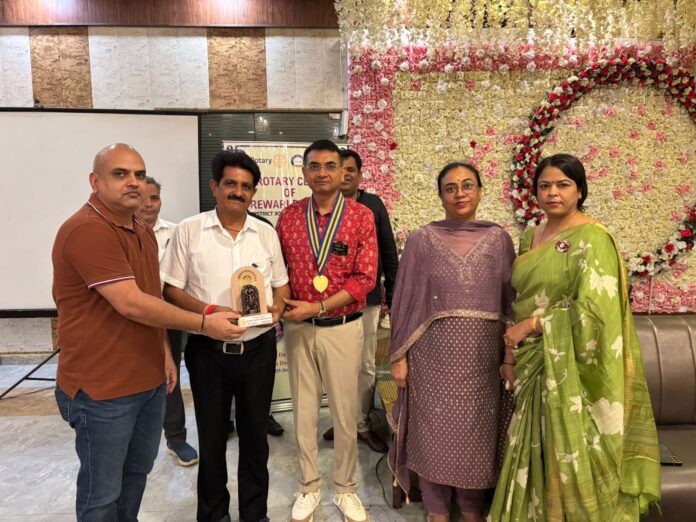 President of Rotary Club Rewari Royals