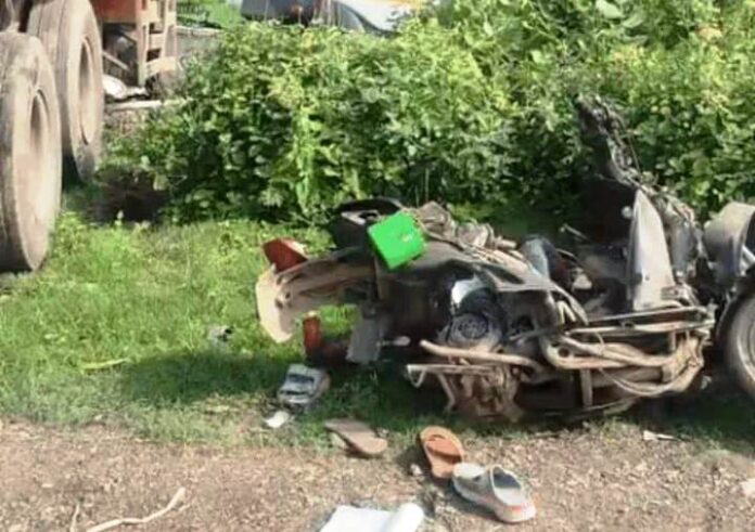 The Trolley Crushed the Scooter