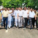Protest by Closing School