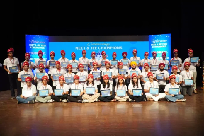 Aakash Educational Services Limited felicitates NEET UG 2025 toppers from Chandigarh at Champions of Aakash event