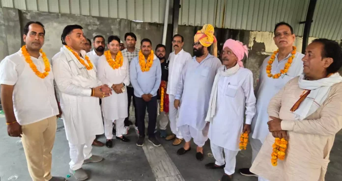 Advocate Bhojendra was elected as the district head by the general committee of Palwal Bairagi Sabha