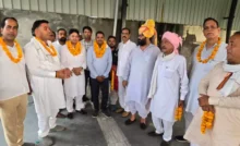 Advocate Bhojendra was elected as the district head by the general committee of Palwal Bairagi Sabha