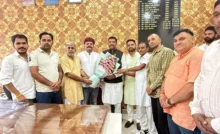Ajay Mittal made a courtesy call on the Panchayat Minister