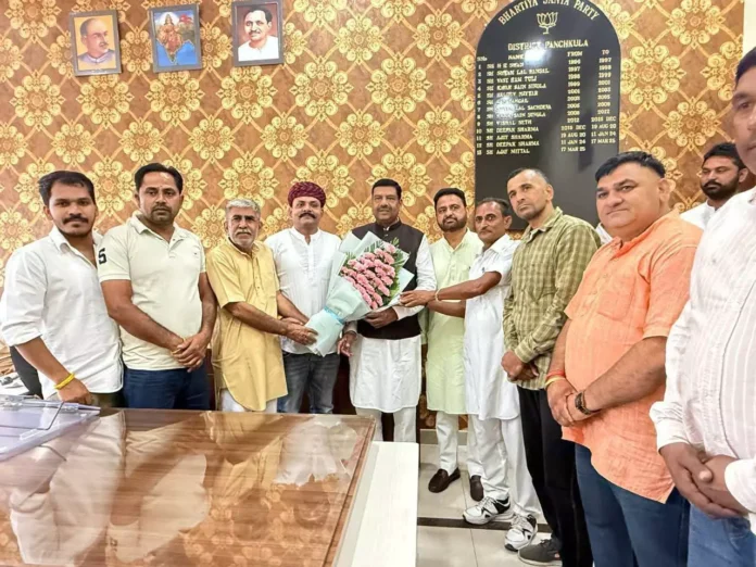 Ajay Mittal made a courtesy call on the Panchayat Minister