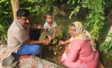 Bhiwani News : भाजपा नेता सुरेश ओड ने नातिन तेजस्वी संग लगाए 21 पौधे, लिया संरक्षण का जिम्मा