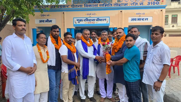 Bhiwani News : भीम आर्मी ने किया जाति तोड़ो-समाज जोड़ो सभा का आयोजन