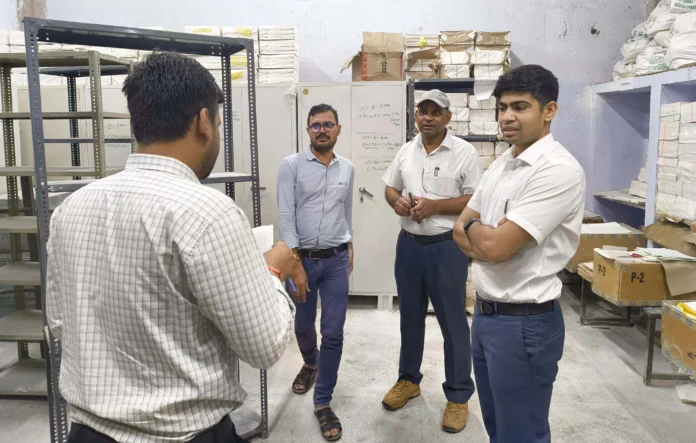 DC Abhishek Meena instructed the District Treasury Officer to remain alert in view of the security of CET question papers
