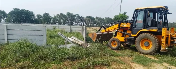 DTP launched a yellow paw on the construction of colonies being developed illegally at two places