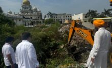 Ambala News : मेयर शैलजा सचदेवा के प्रयासों से गुरुद्वारा मंजी साहिब के बाहर नाले की सफाई शुरू
