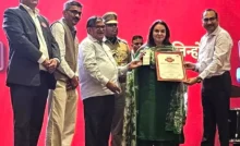 Entrepreneur Paramjot Kaur Bhatia received Award
