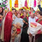 Festive atmosphere created by the presentation of songs and dances in Teej festival
