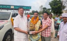 Rohtak News: रोहतक के गौरव ने अमेरिका में जीता मेडल, ग्रामीणों ने किया स्वागत
