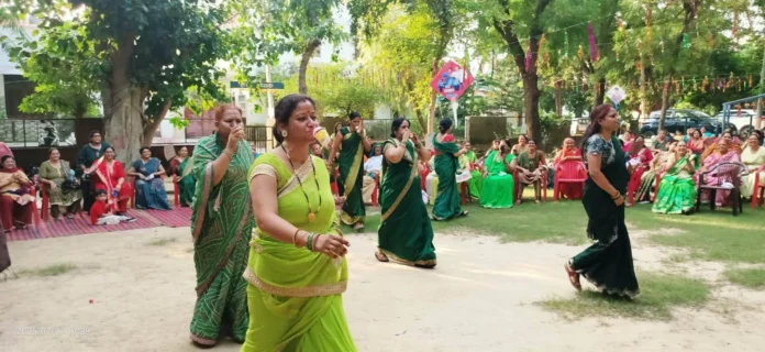 Haryanvi folk culture was in full swing in Teej festival