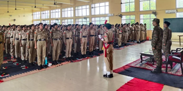 In the annual training camp of NCC, cadets will be trained in various disciplines