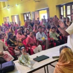Information about various government schemes was given to the people in the camp