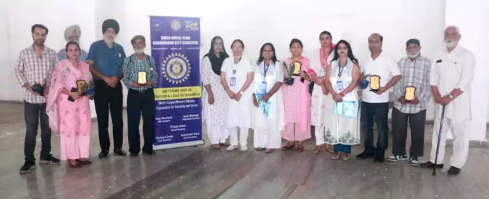 Inner Wheel Club Chandigarh City Beautiful organized a free mega health checkup camp