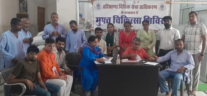 Jan Seva Sansthan organized a health checkup and free medicine distribution camp