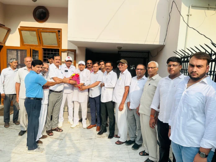 पार्षद मनोनित करने पर जांगिड़ समाज ने केंद्रीय मंत्री व विधायक से मुलाकात कर जताया आभार