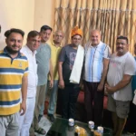 MLA Laxman Yadav welcomed the newly elected head of Saini Sabha