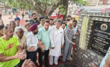 MP Manish Tiwari inaugurated CCTV camera in Moulijagra village