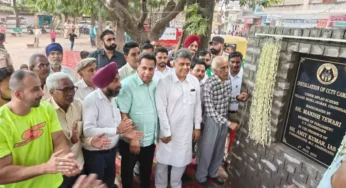 Chandigarh News : सांसद मनीष तिवारी ने मौलीजागरा गाँव में CCTV कैमरा का उद्धघाटन किया