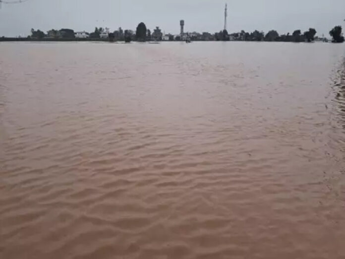 Kurukshetra News: कुरुक्षेत्र में मारकंडा नदी का तटबंध टूटा
